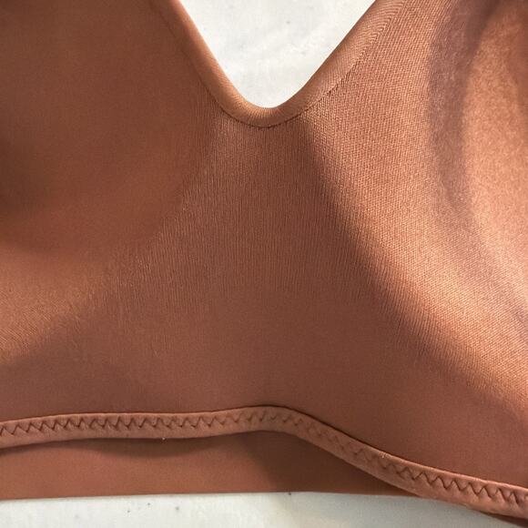 Soma 38 C Enbliss Luxe Plunge Bralette Bra rose wireless lace j hook 38C - Picture 7 of 11